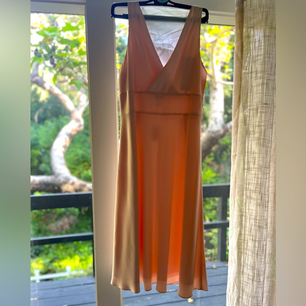 NWT J.Crew Special Occasions and Parties Pink Silk Chiffon Sophia Dress Size 16.
